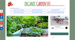 Desktop Screenshot of organicgarden101.com